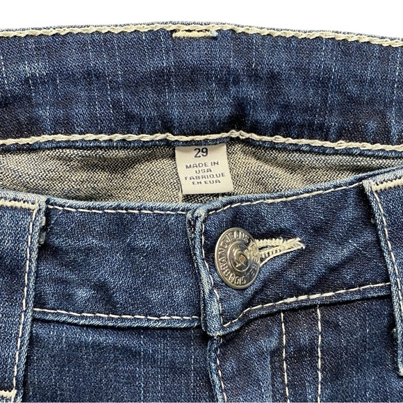 True Religion Skinny Jeans Word Tour Y2K Horseshoe Stitching Women’s Size 29 - Picture 4 of 6